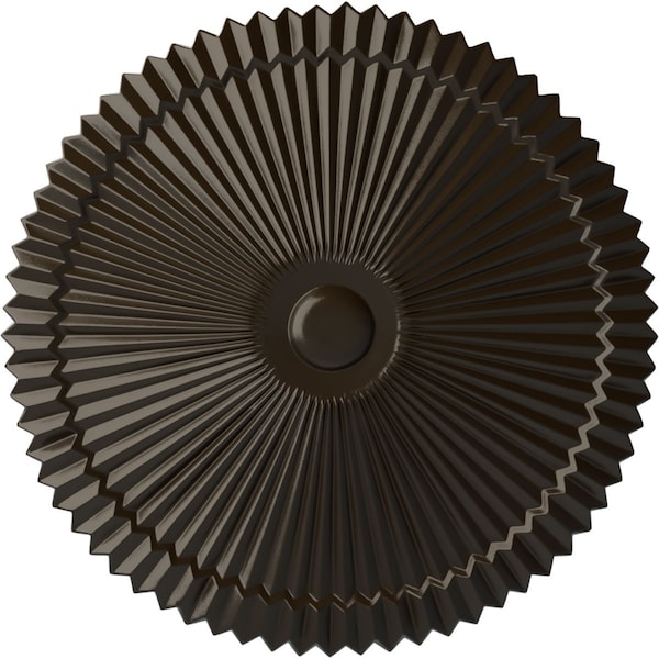 Ekena Millwork Shakuras Ceiling Medallion (Fits Canopies up to 5"), Hand-Painted Stone Hearth, 24"OD x 3"P CM24SHSHF - main